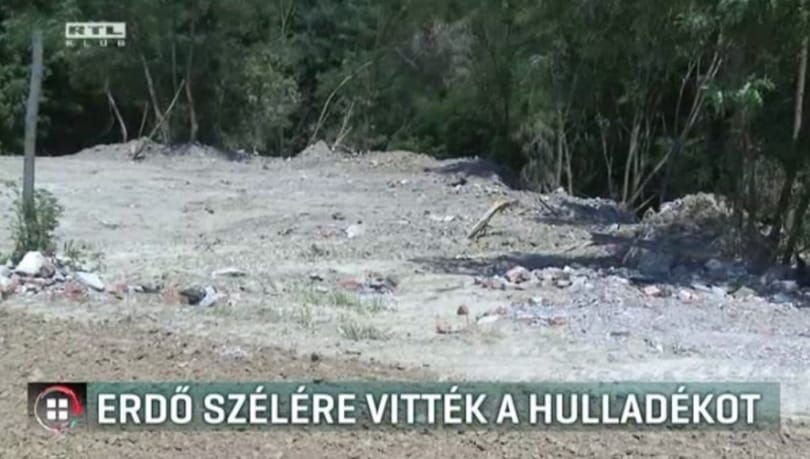 Hulladékbotrány Kaposváron: Erdőben kötött ki a színházból kihordott sitt