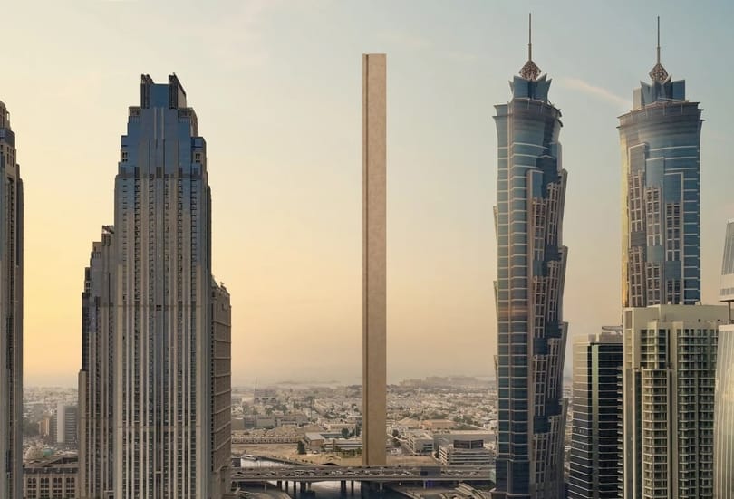 A világ legkeskenyebb felhőkarolóját építik Dubajban, 380 méter magas lesz, de csak 22 méter széles