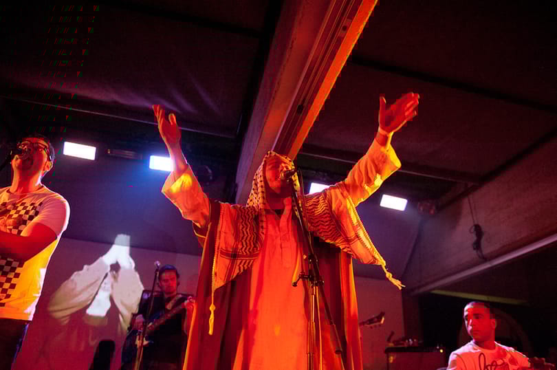 Izraeli - Palesztin party a Gödörben