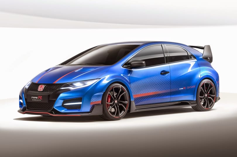 Gyártásközeli Civic Type R-t visz Párizsba a Honda