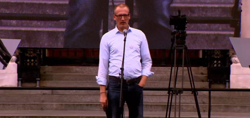 A Magyar Péterrel együttműködő lelkész szerint Balog Zoltán tette nélkül a szombati tüntetés sem lett volna