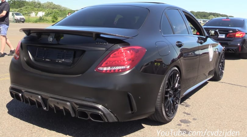 Videó: A nyugalom megzavarására igen alkalmas egy ilyen 800 lóerős Brabus C63 S