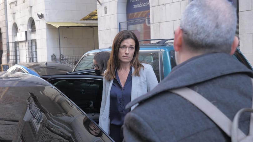 Varga Juditot a kormányinfó után kérdeztük, szerinte a Pegasus-engedélyeztetéseknél minden jogszerű volt