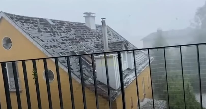 Teniszlabda nagyságú jég pusztított Ausztriában