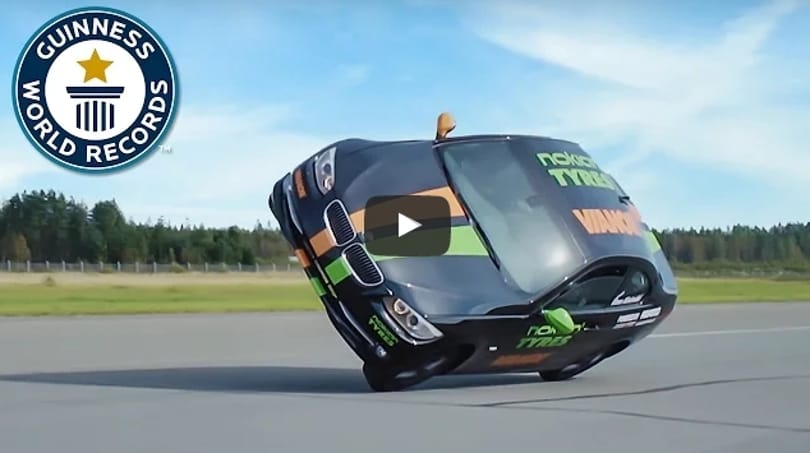 186 km/h az új autós gyorsasági csúcs – mármint kétkeréken – videó