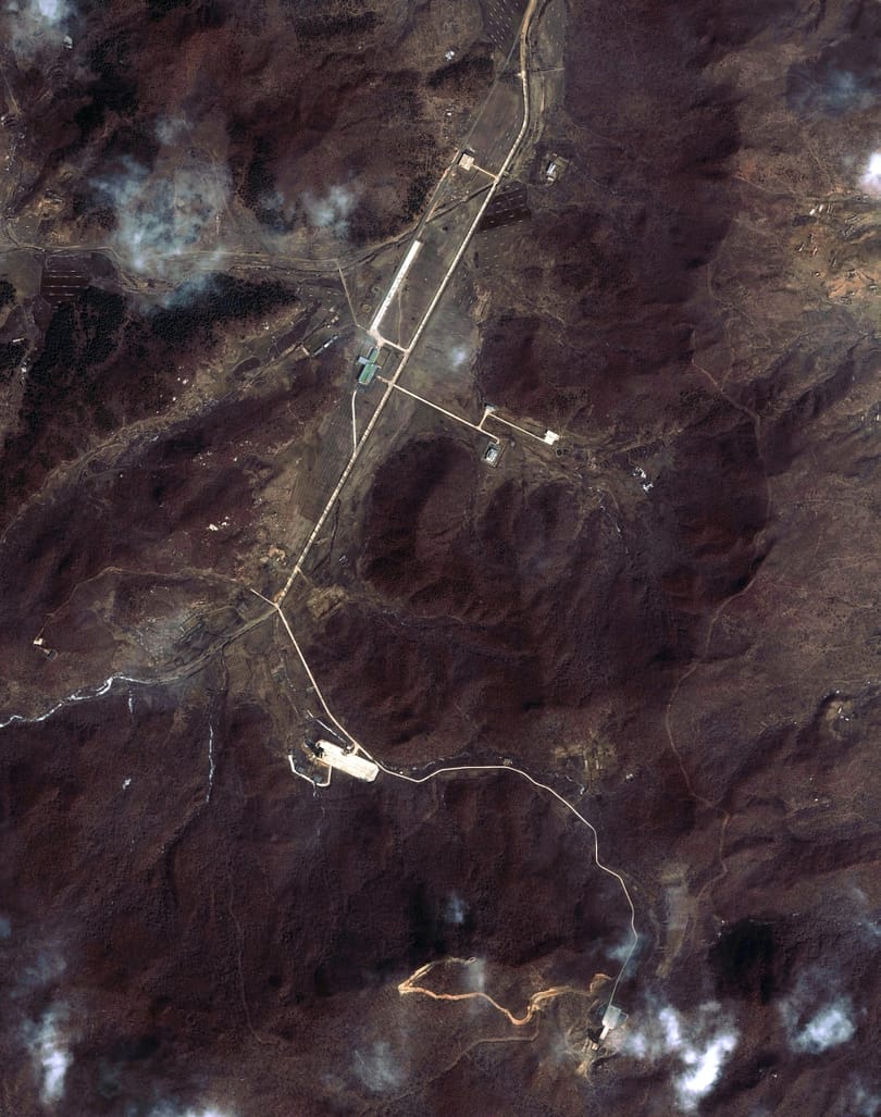 Fotó: kereskedelmi műholdak felvételei árulkodnak Észak-Korea atomkísérleteiről 