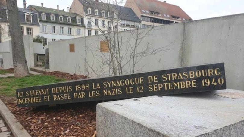 Zsidó emlékhelyet romboltak le Strasbourgban