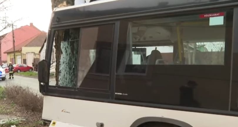 „A fenyőfa takarása miatt nem látta a közeledő buszt” – tizenegyen kerültek kórházba a hétfői tömegbaleset miatt
