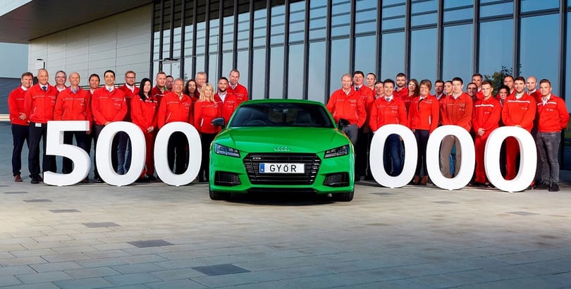 Viperazöld az 500000. magyar Audi, egy brité lett – fotó