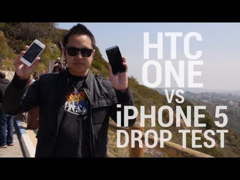 Törésteszt: HTC One vs. iPhone 5