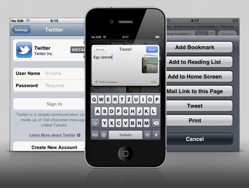 iOS 5: Twitter integráció