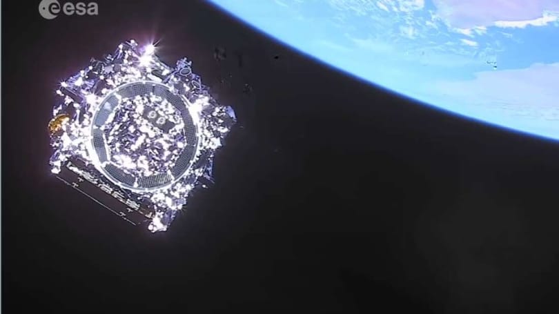 Lenyűgöző videón látni, hogyan indul útnak a James Webb űrteleszkóp