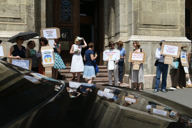 Tüntetés lesz kedden az MTA szabadságáért