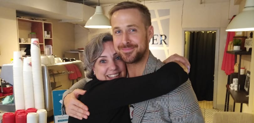 Nyolc napig kampányolt egy kanadai nő, hogy Ryan Gosling meglátogassa: meglátogatta