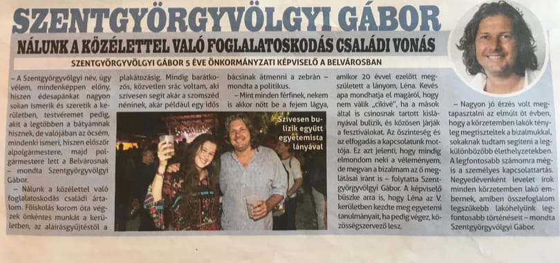 Szintet lépett a belvárosi ingyenes lap: a polgármester bátyja szívesen kíséri át az időseket a zebrán