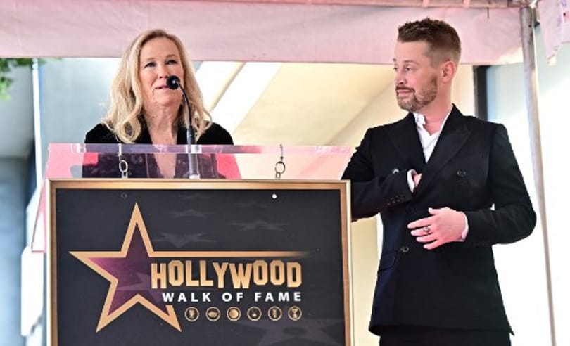 A Reszkessetek, betörők! Kevinje a filmbeli anyukája jelenlétében kapott csillagot a hollywoodi hírességek sétányán