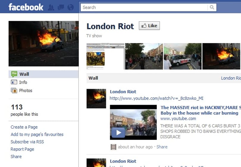 Brit tizenéveseket tartóztattak le, mert a zavargásokról írtak a Facebookon