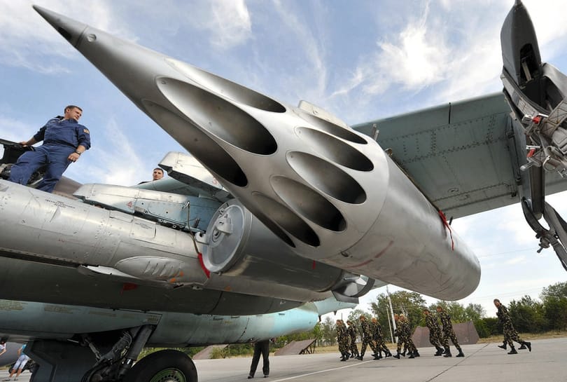 120 iszlámista katonát bombázott le az orosz légierő