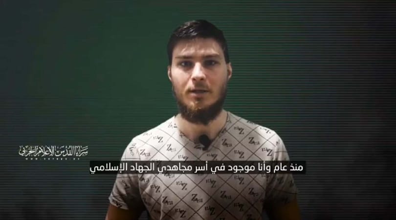 Videófelvételt közöltek az egyik izraeli túszról