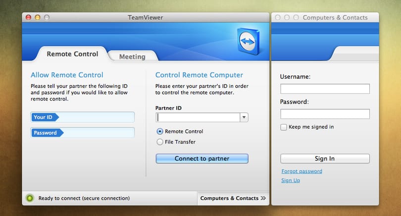 Megjelent a végleges TeamViewer 7 Macre is!