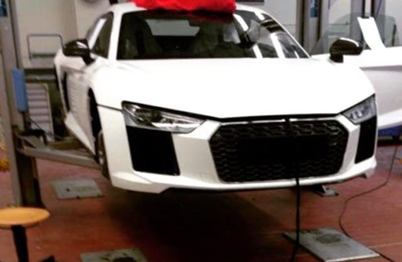 Kiszivárogtatott képen a második generációs Audi R8
