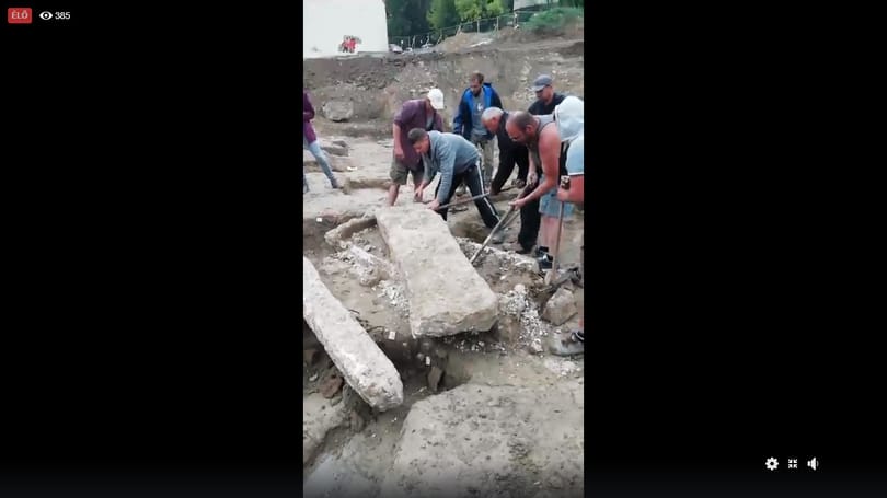 Kiástak egy 1700 éves halottat a Bécsi úton