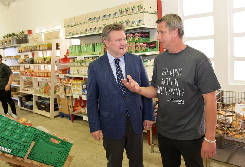 Szociális bolt nyílt egy bécsi plázában
