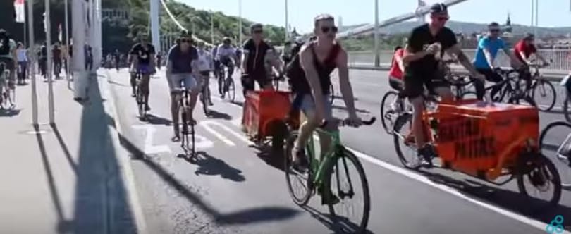 Ahol jó bringázni, ott jó élni – film készült a bringás felvonulásról