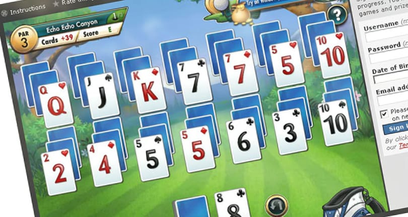 Napi munkakerülő – Fairway Solitaire