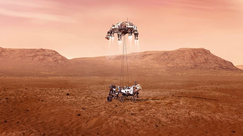 Óriási porördögöt videózott le a NASA a Marson, 2 km magas volt és 19 km/h-val sietett
