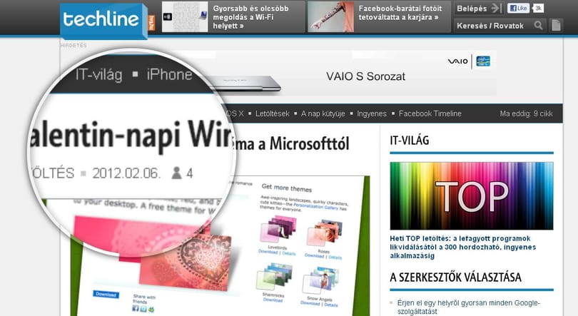 Így tehet nagyítót bármelyik weboldalra