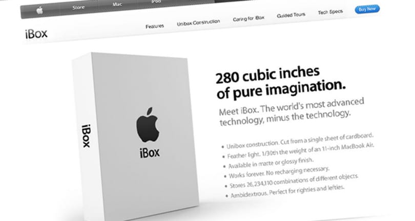 iBox - Apple doboz, termék nélkül