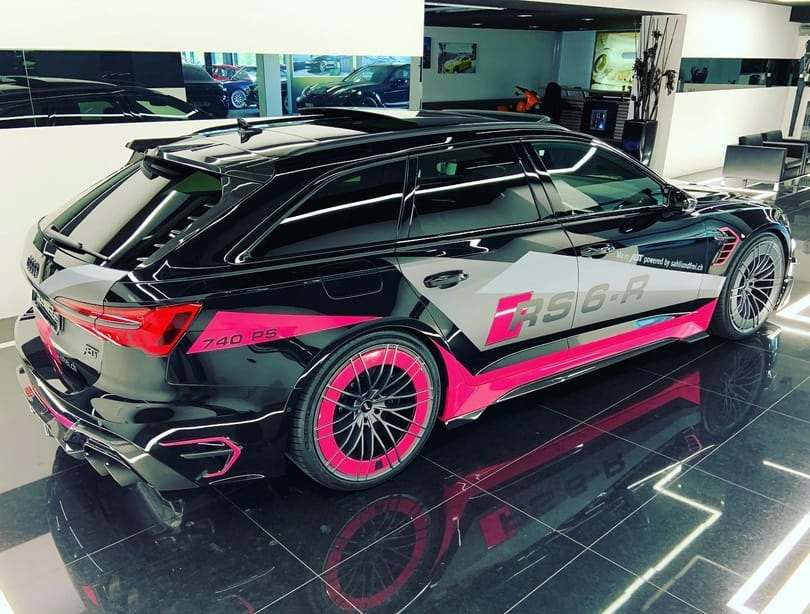 Kis rózsaszínnel puhítottak a 740 lóerős Audi RS6-on