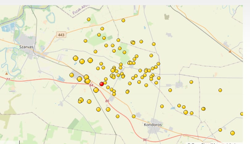 Újra földrengés volt Békés megyében