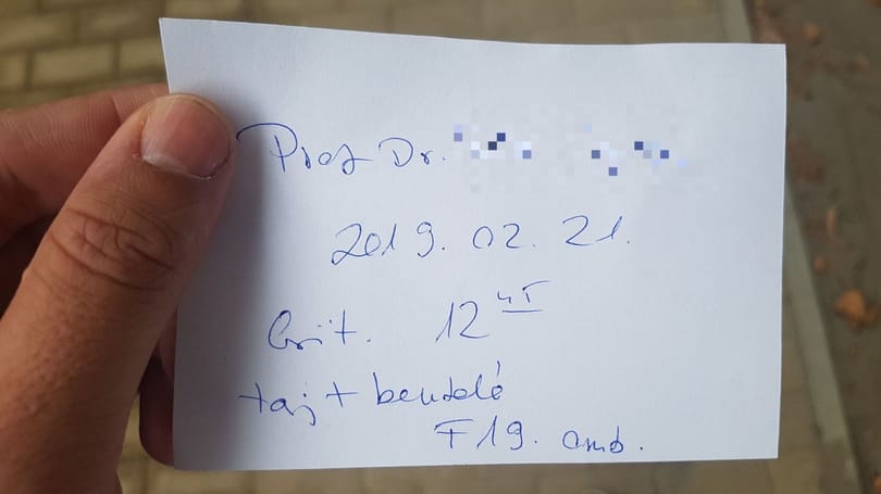 Nem kérdezték, mi baja a gyereknek, jövő februárra kapott időpontot az orvosnál