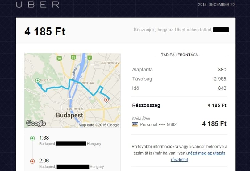 Új szolgáltatással rukkolt elő Budapesten az Uber