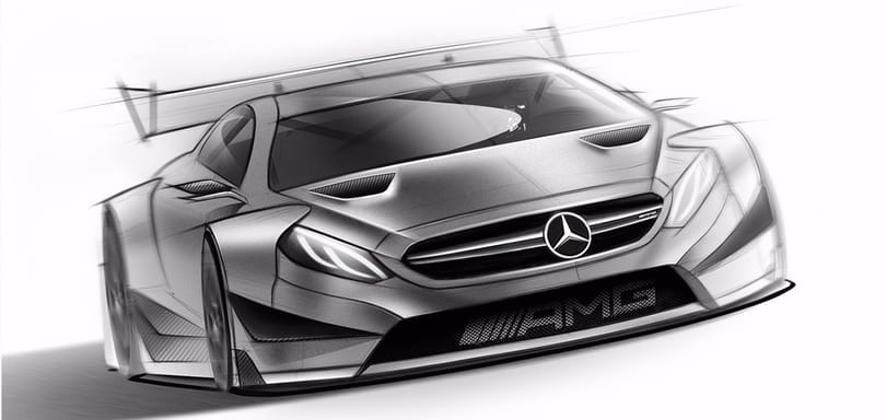 Ilyen lesz a Mercedes 2016-ra készülő DTM-es versenygépe
