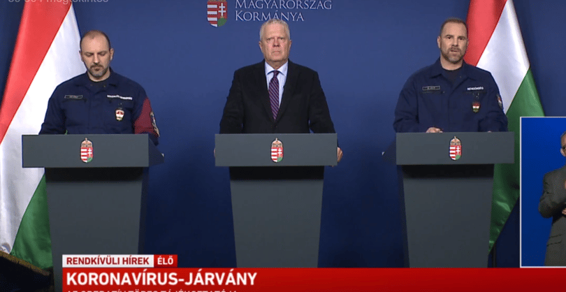 Operatív Törzs: folynak a gyógyszerkísérletek, a rokonlátogatás szabálysértés lehet