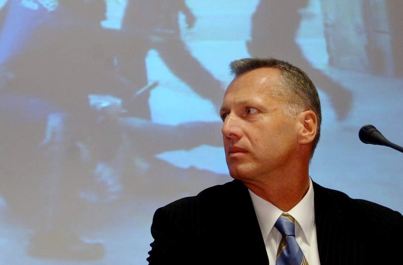 Íme Georg Spöttle és orosz kapcsolattartója közös fotón