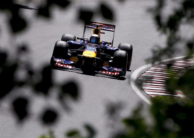 Vettel falnak ütközött Kanadában