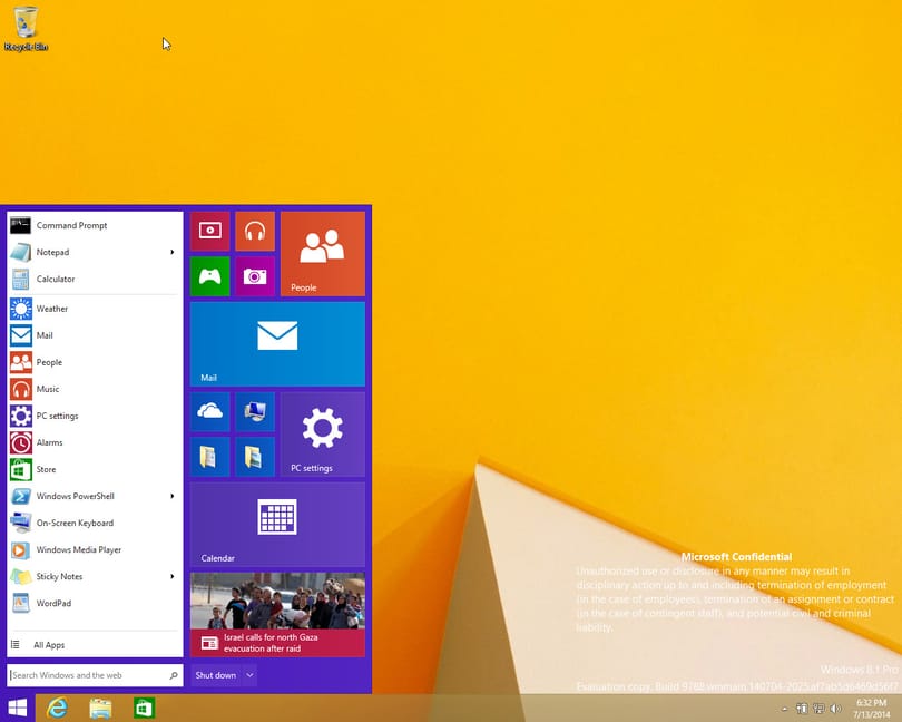 Windowst használóknak: ilyen lesz az új Start menü