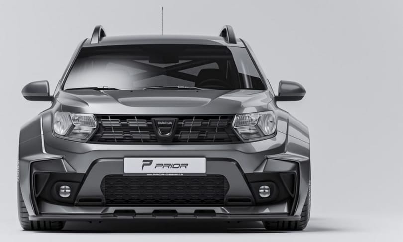 Sportkocsikat megszégyenítő külsőt kapott a Dacia Duster