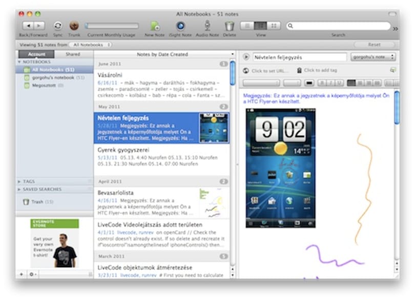 A hét maces alkalmazása: Evernote