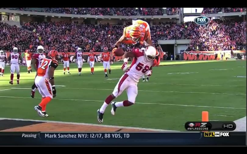 Hihetetlen jelenet - A szezon legfantasztikusabb touchdownja (videó)