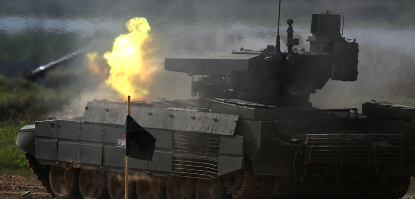 Kilőtték az ukránok az egyik orosz Terminátort