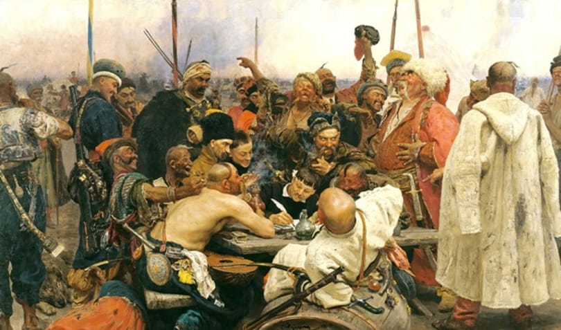 A zaporozsjei kozákok levelet írnak Kerényi Imrének
