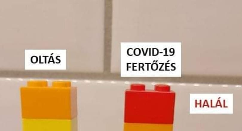 Zseniális: egy magyar orvos legóból kirakta, mi értelme van az oltásnak