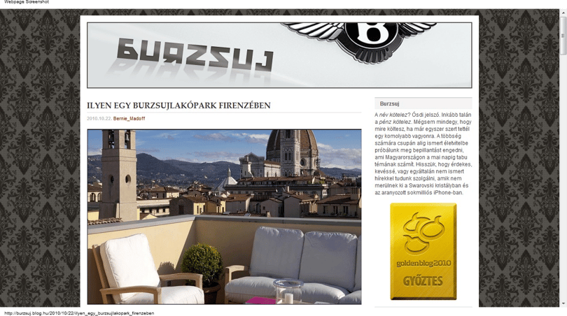 Milyen egy luxuslakópark Firenzében?