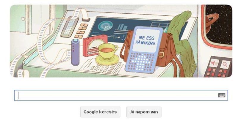 Fotó: Douglas Adamsre emlékezik ma a Google
