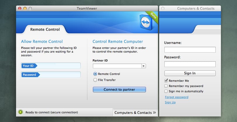 Immár letölthető a TeamViewer 7 béta Macre és Androidra is